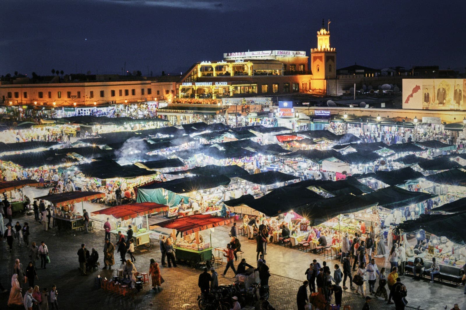 モロッコの旅写真_フナ広場